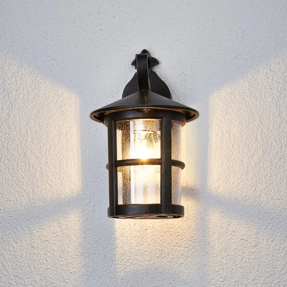 Lindby Væglamper > væglampe Florentine, 35 cm, rustfarvet, aluminium, IP44
