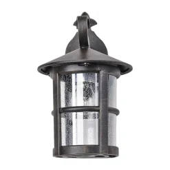 Lindby Væglamper > væglampe Florentine, 35 cm, rustfarvet, aluminium, IP44