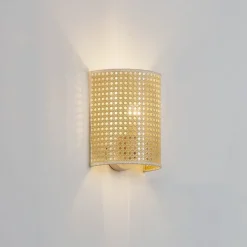 Lindby Gang|Pendellamper > væglampe Lautaro, bambus, 25 cm høj, E27
