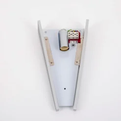 Lindby Væglamper|Væglamper > væglampe Magnus, hvid, glas, højde 31 cm, E14