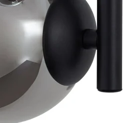Lindby Pendellamper|Væglamper > væglampe Orbelia, sort, 3 lyskilder, glas, G9