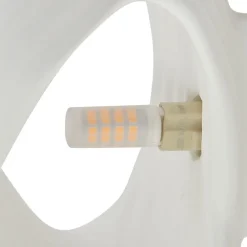 Lindby Gang|Pendellamper > væglampe Ornela, hvid, gips, højde 29,5 cm