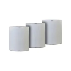 Lindby Gang|Pendellamper > væglampe Phil, hvid, glas, højde 21 cm, sæt med 3 stk
