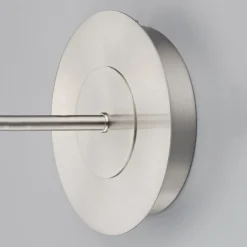 Lindby Væglamper|Væglamper > væglampe Pola, 30 cm, nikkel, udtrækkelig, tekstil