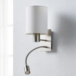 Væglamper|Væglamper ^ Lindby væglampe Shajan, sæt af 2, 29cm, E27, LED-læselampe