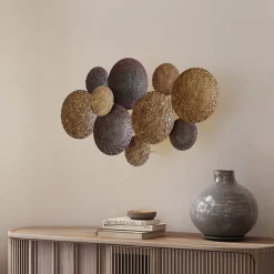 Lindby Gang|Væglamper > væglampe Soraya, guld/kobber, metal, 2 lyskilder, 51 cm