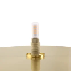 Væglamper|Væglamper ^ Lindby væglampe Zain, guld/hvid, glas, Ø 33 cm, G9