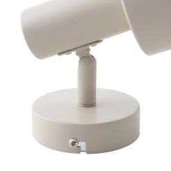 Lindby Væglamper|Væglamper > vægspot Ovelia, beige, metal, E27