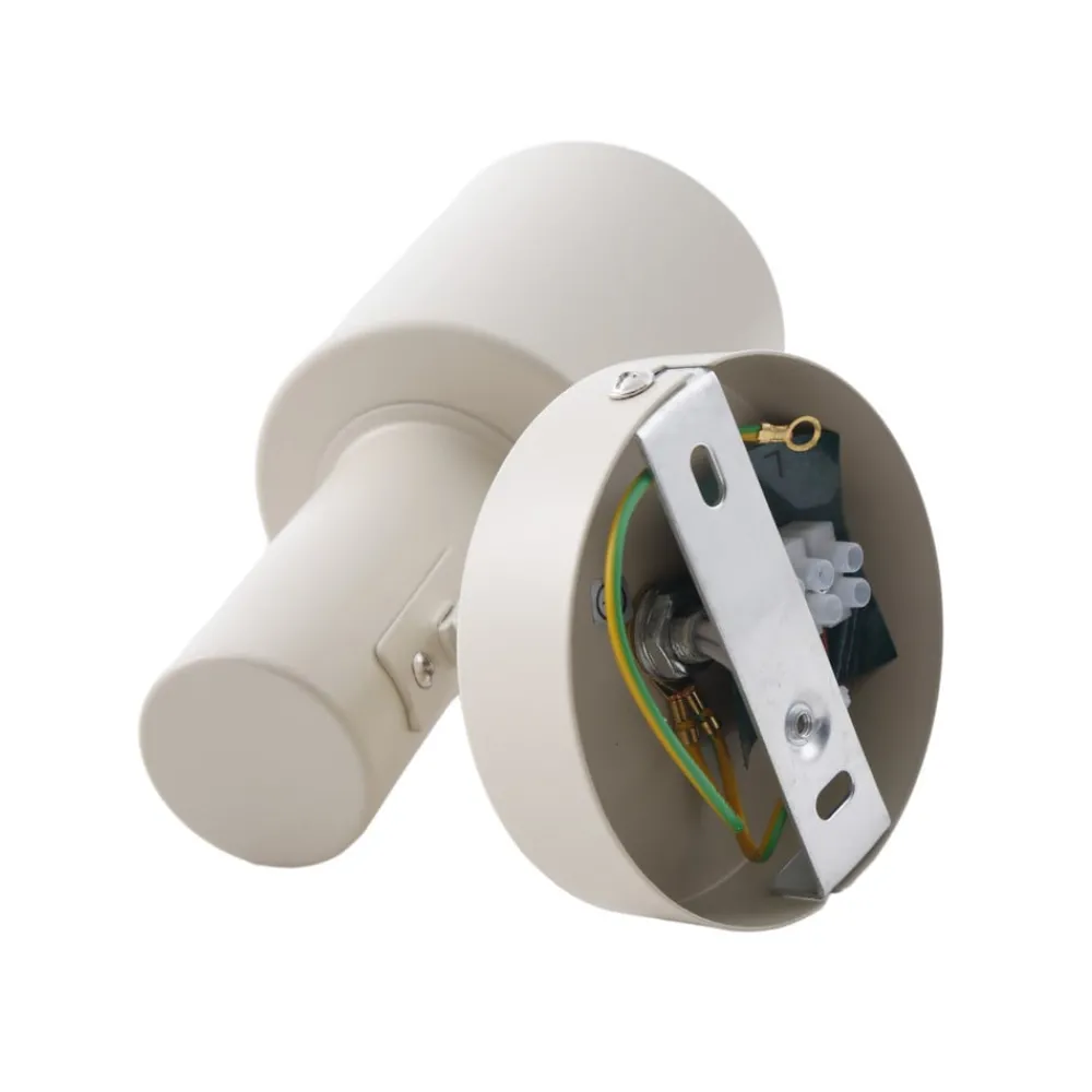 Lindby Væglamper|Væglamper > vægspot Ovelia, beige, metal, E27