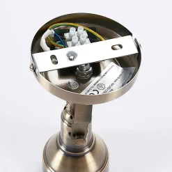 Lindby Loftlamper|Pendellamper > vægspot Perseas, antik messing, metal, 16 cm, GU10
