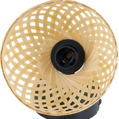 Spotlights ^ Lindby Youstin loftspot, Ø 12,5 cm, bambus, E14
