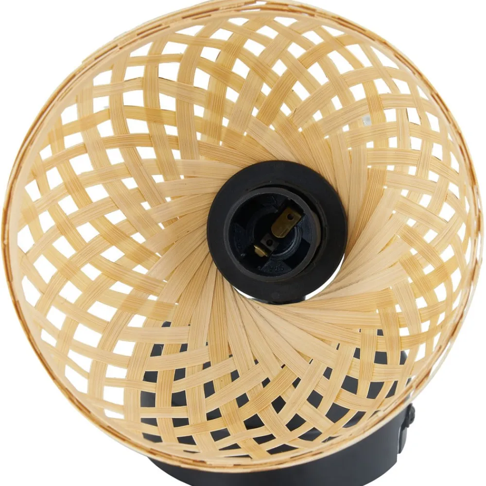 Spotlights ^ Lindby Youstin loftspot, Ø 12,5 cm, bambus, E14