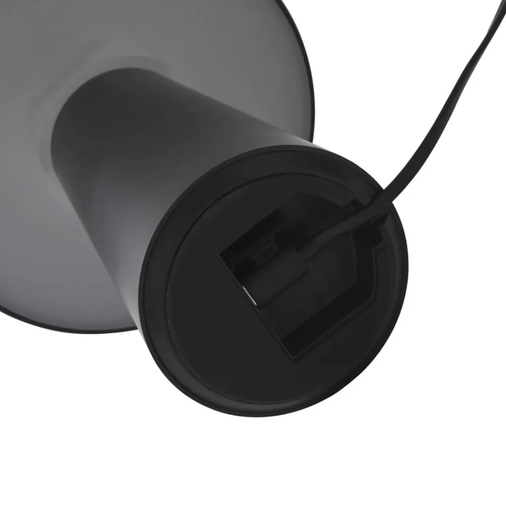 Lindby Dekorationsbelysning|Bordlamper > Zyre LED genopladelig bordlampe, sort, IP44, touchdæmper