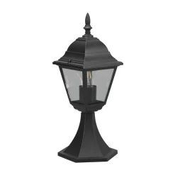 Trio Lighting Terrassebelysning|Sokkellamper > Livenza base light, sort, højde 39 cm, aluminium, IP44