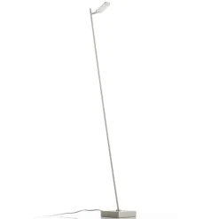 Gulvlamper ^ Freelight lock LED-gulvlampe, 1 lyskilde, stålfarvet