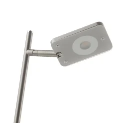 Gulvlamper ^ Freelight lock LED-gulvlampe, 1 lyskilde, stålfarvet