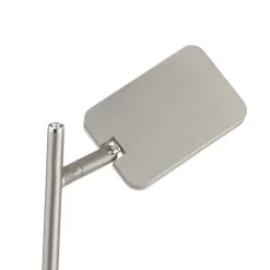 Gulvlamper ^ Freelight lock LED-gulvlampe, 1 lyskilde, stålfarvet