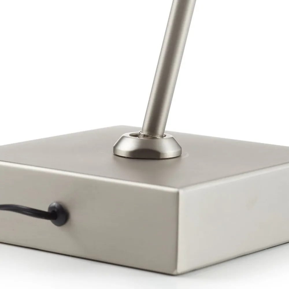 Gulvlamper ^ Freelight lock LED-gulvlampe, 1 lyskilde, stålfarvet
