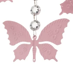 Eko-Light Loftlamper > Loftlampe Angelica i pink med sommerfugle