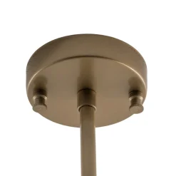 Opviq Gang|Loftlamper > Loftlampe Atmaca, 3 lyskilder, antik guld, glas, 60 cm
