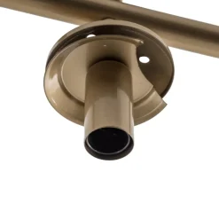 Opviq Gang|Loftlamper > Loftlampe Atmaca, 3 lyskilder, antik guld, glas, 60 cm