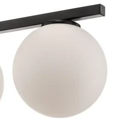 SIGMA Loftlamper > Loftlampe Baleo, sort/opal, 2 lyskilder