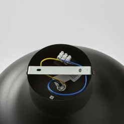 Loftlamper ^ Luminex Loftlampe Basca, udvendig sort, indvendig guld