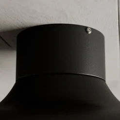Loftlamper ^ Luminex Loftlampe Basca, udvendig sort, indvendig guld