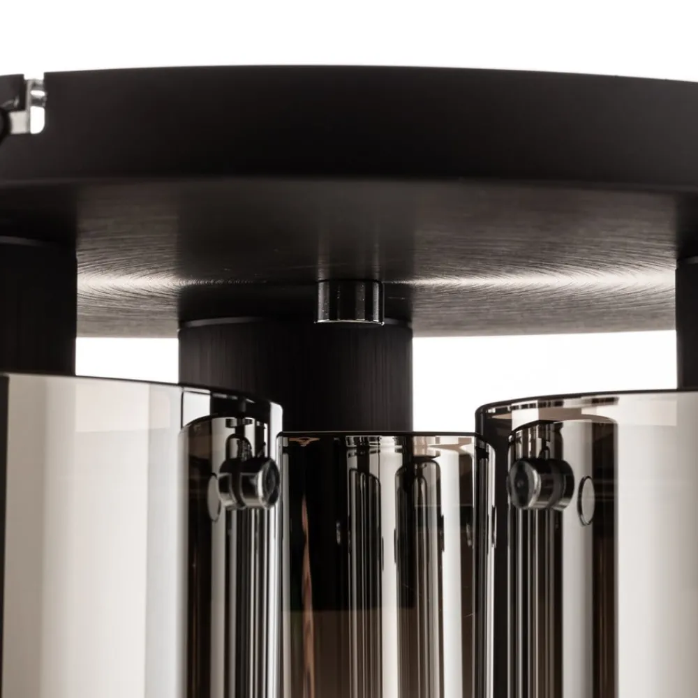 Loftlamper ^ Brilliant Loftlampe Beth med røgglas, 3 lyskilder