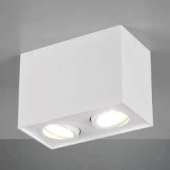 Trio Lighting Spotlights > Loftlampe Biscuit, 2 lyskilder, hvid