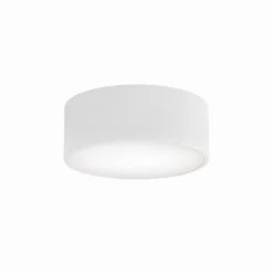 TEMAR LIGHTING Loftlamper|Loftlamper > Loftlampe Cleo, Ø 20 cm, IP54, hvid, metal, E27