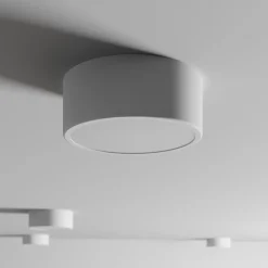 TEMAR LIGHTING Gang|Loftlamper > Loftlampe Cleo, Ø 20 cm, IP20, hvid, metal, E27