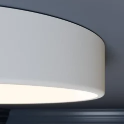 TEMAR LIGHTING Gang|Loftlamper > Loftlampe Cleo, Ø 40 cm, IP20, hvid, metal, E27