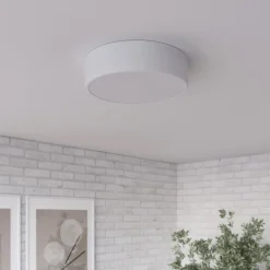 Gang|Loftlamper ^ TEMAR LIGHTING Loftlampe Cleo, Ø 30 cm, IP20, hvid, metal, E27