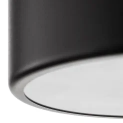 TEMAR LIGHTING Loftlamper|Loftlamper > Loftlampe Cleo, Ø 20 cm, IP20, sort, metal, E27