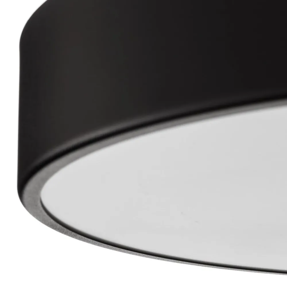 Gang|Loftlamper ^ TEMAR LIGHTING Loftlampe Cleo, Ø 50 cm, IP20, sort, metal, E27