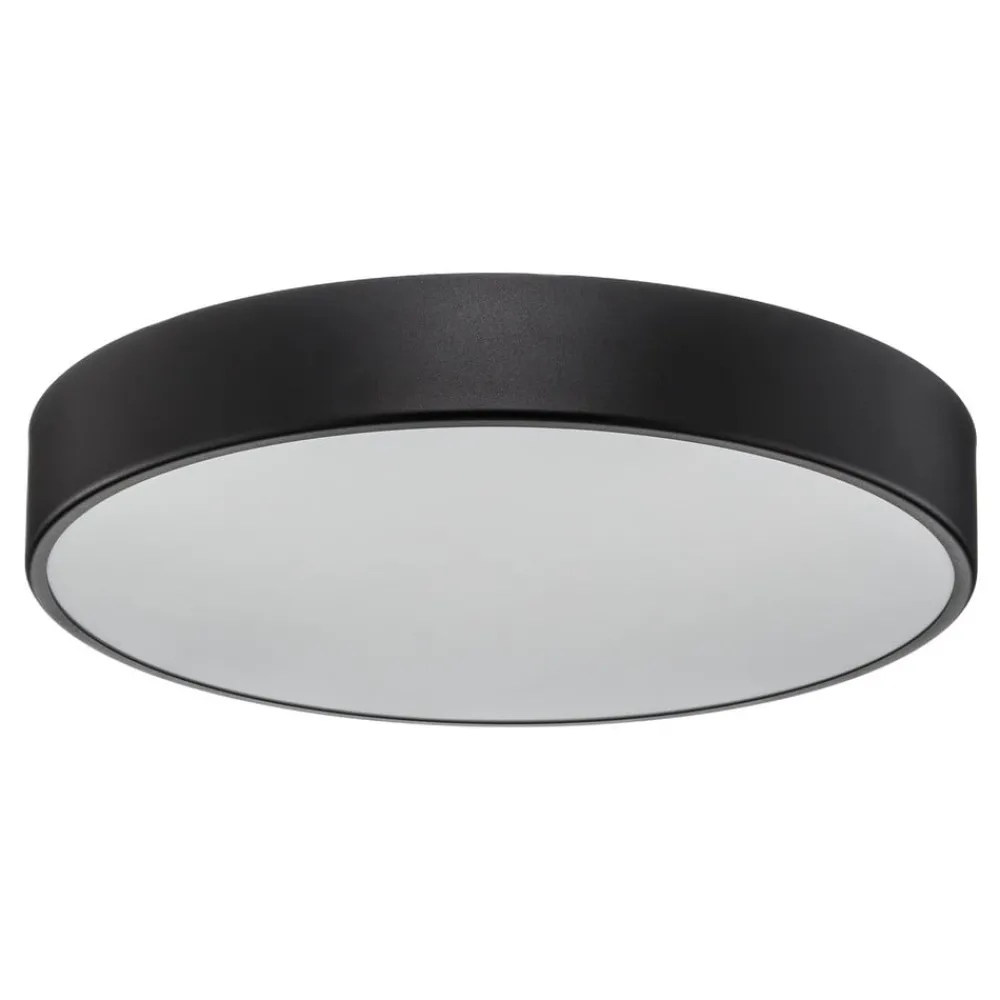 Gang|Loftlamper ^ TEMAR LIGHTING Loftlampe Cleo, Ø 50 cm, IP20, sort, metal, E27