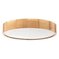 TEMAR LIGHTING Gang|Loftlamper > Loftlampe Cleo DR475, IP54, Ø 47,5 cm, egetræ, E27