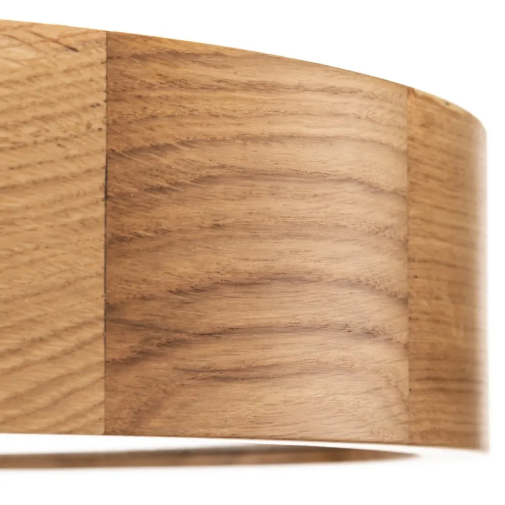 TEMAR LIGHTING Gang|Loftlamper > Loftlampe Cleo DR475, IP54, Ø 47,5 cm, egetræ, E27