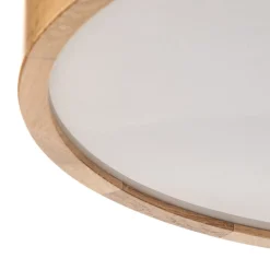 TEMAR LIGHTING Gang|Loftlamper > Loftlampe Cleo DR475, IP54, Ø 47,5 cm, egetræ, E27