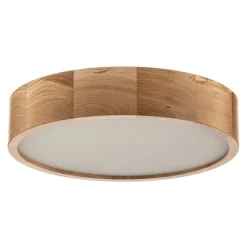 TEMAR LIGHTING Gang|Loftlamper > Loftlampe Cleo DR375, IP20, sensor, Ø 38 cm, egetræ