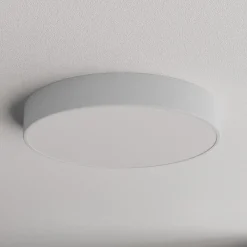 TEMAR LIGHTING Loftlamper > Loftlampe Cleo 500, grå, sensor, IP54, Ø 50 cm, metal