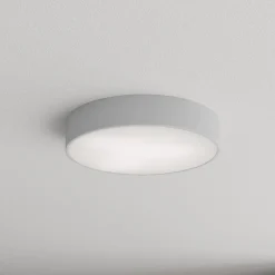 TEMAR LIGHTING Loftlamper > Loftlampe Cleo 400, grå, sensor, IP54, Ø 40 cm, metal
