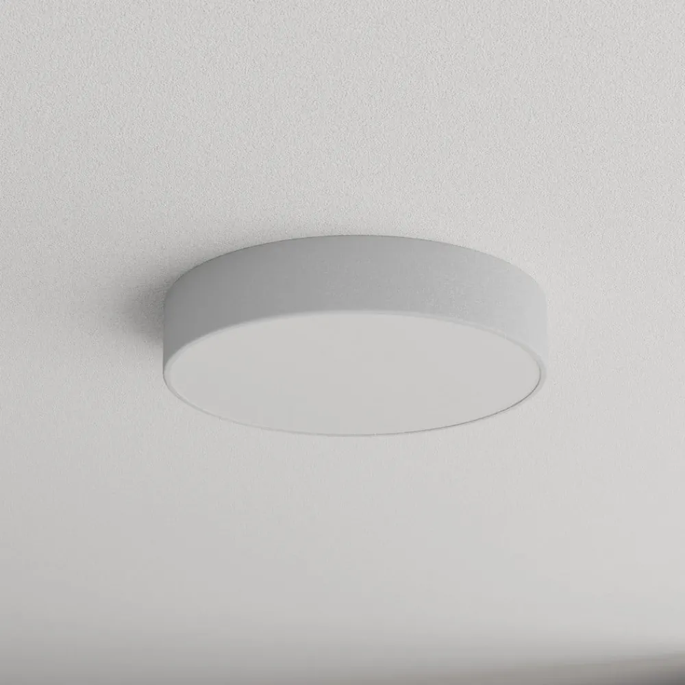 TEMAR LIGHTING Loftlamper > Loftlampe Cleo 400, grå, sensor, IP54, Ø 40 cm, metal