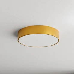 TEMAR LIGHTING Loftlamper > Loftlampe Cleo 400, guld, sensor, IP54, Ø 40 cm, metal