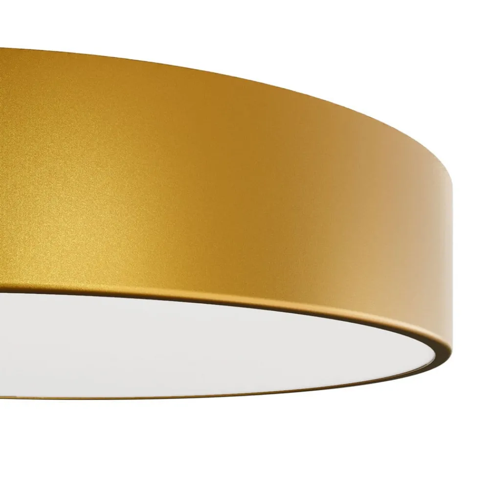 TEMAR LIGHTING Loftlamper > Loftlampe Cleo 400, guld, sensor, IP54, Ø 40 cm, metal