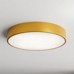 TEMAR LIGHTING Loftlamper > Loftlampe Cleo 500, guld, sensor, IP54, Ø 50 cm, metal