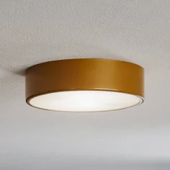 TEMAR LIGHTING Loftlamper|Loftlamper > Loftlampe Cleo 300, guld, sensor, IP20, Ø 30 cm, metal