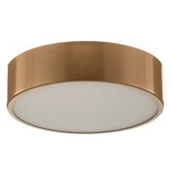 TEMAR LIGHTING Loftlamper|Loftlamper > Loftlampe Cleo 300, guld, sensor, IP20, Ø 30 cm, metal