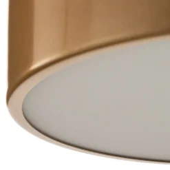 TEMAR LIGHTING Loftlamper|Loftlamper > Loftlampe Cleo 300, guld, sensor, IP20, Ø 30 cm, metal